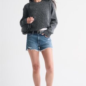 Abercrombie & Fitch Curve Love High Rise Mom Short